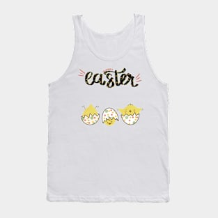 Happy Easter funny chick Tank Top